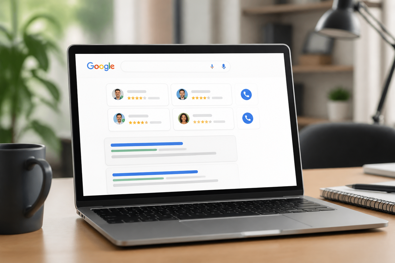 Google Local Services Ads vs Google Ads: Diferenças 2 Diferenças Local Services ADS — Interface do Google mostrando anúncios para prestadores de serviço