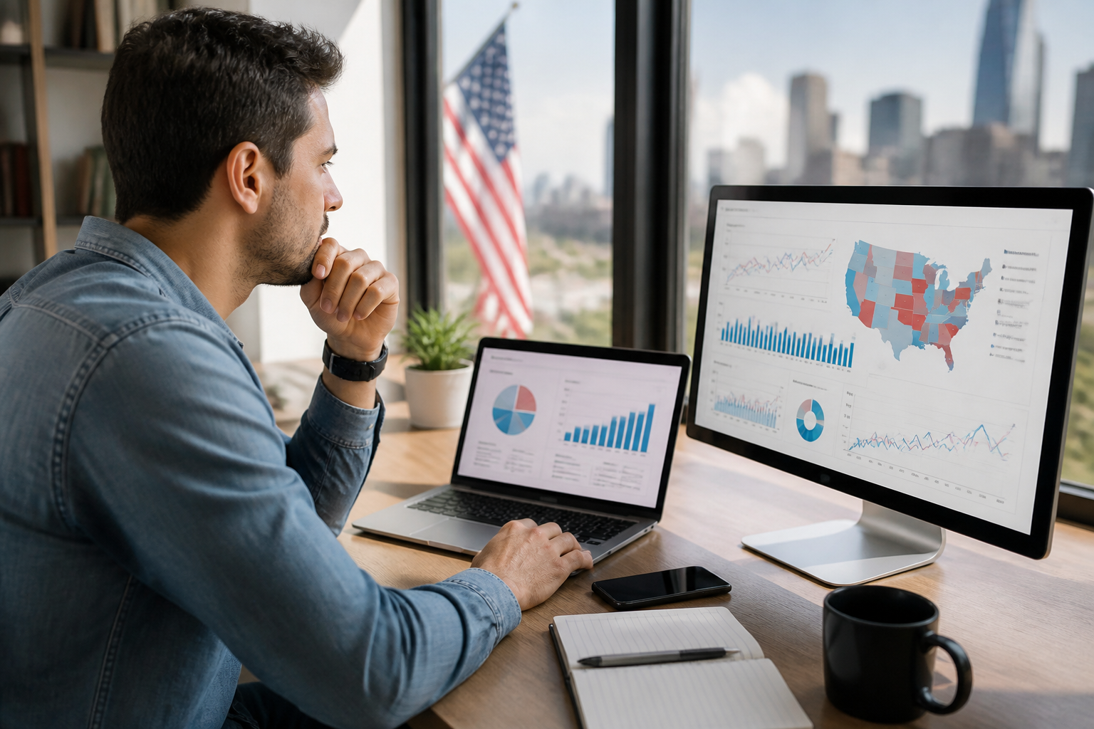 Marketing Digital nos EUA: Vendas para Brasileiros 1 Marketing Digital nos Estados Unidos: Como brasileiros podem vender para o público americano — Empreendedor brasileiro analis