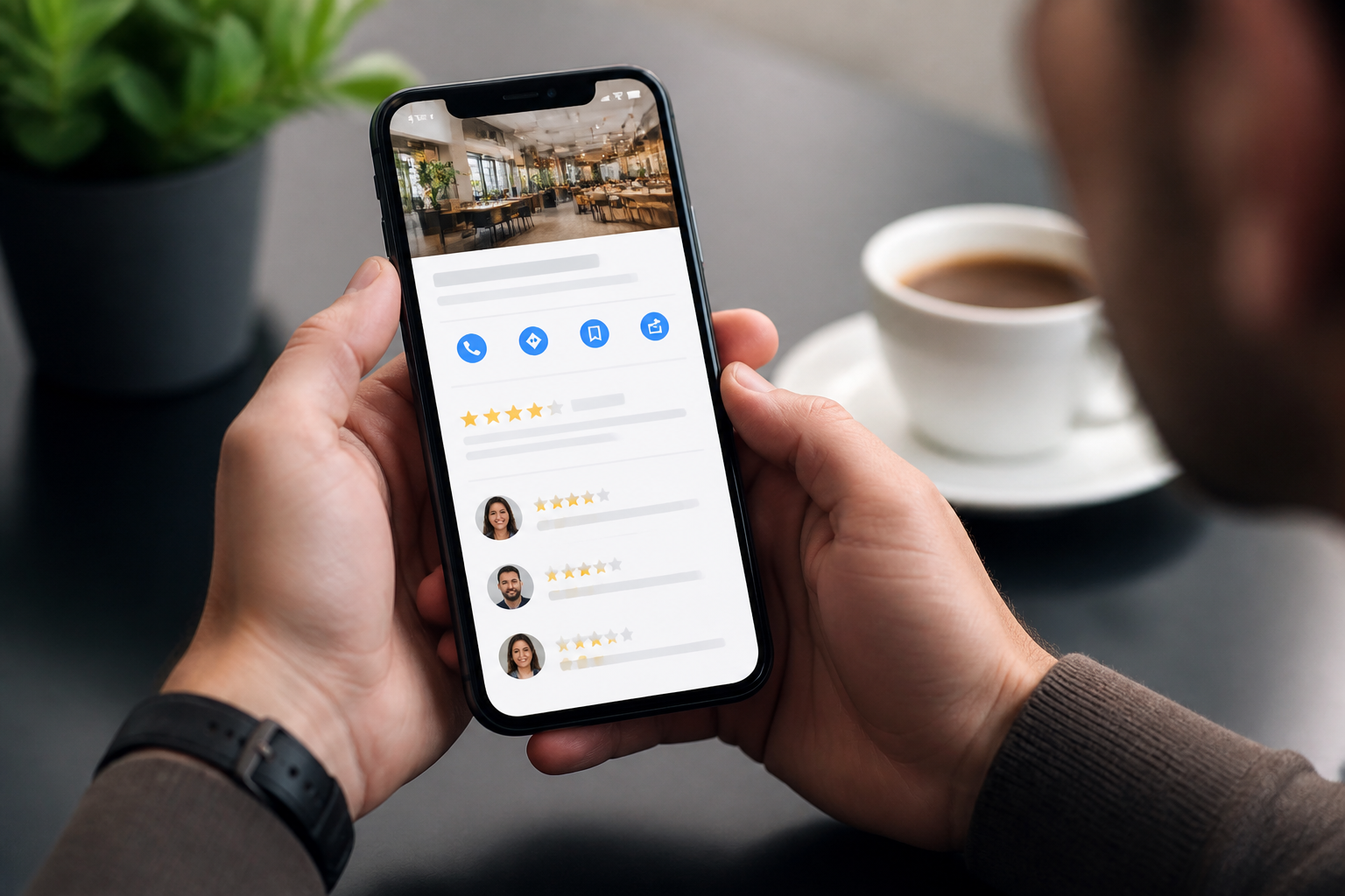google business profile 2 Como criar Google Business Profile — Exemplo de avaliações positivas em computador